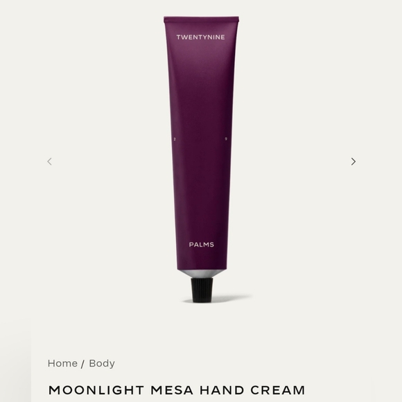 TwentyNine Palms Other - TwentyNine Palms Moonlight Mesa Hand Cream - New in Box